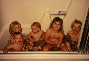 the kids bathtime